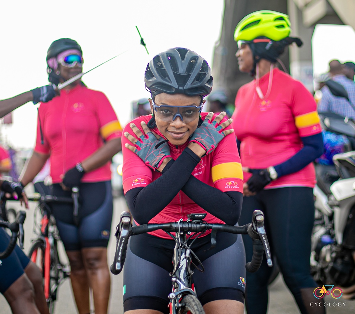 Cycology riders on a Saturday morning ride