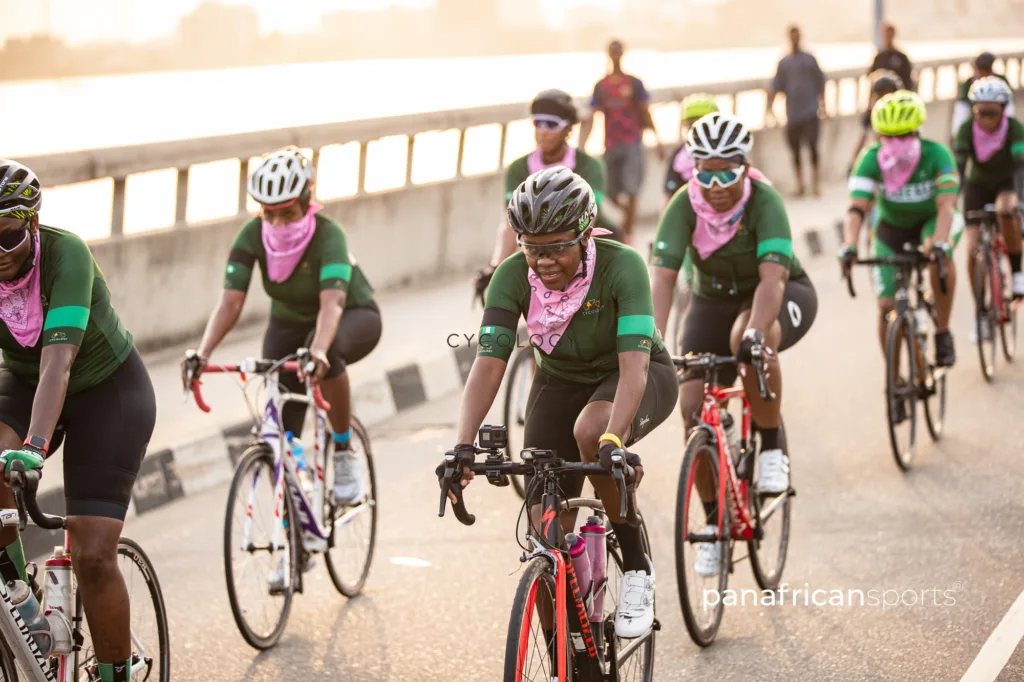 Cycling in Lagos Nigeria